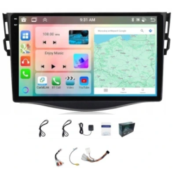 TOYOTA RAV4 2006-2012 ANDROID GPS USB WIFI BLUETOOTH CARPLAY ANDROID AUTO 4GB 64GB QLED